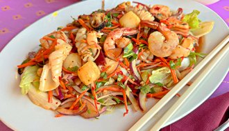 Thai Seafood Salad added to Kung Fu Restaurant’s Vast Menu